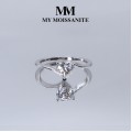 Amora - Solitärring med hjärtformad moissanit | My Moissanite