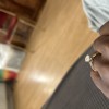 Poirine - Ring med päronformad moissanit, dold halo och pavéfattade accentstenar