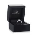 Amora - Solitärring med hjärtformad moissanit | My Moissanite