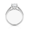 Elara - Kuddslipad solitärring med moissanit | My Moissanite