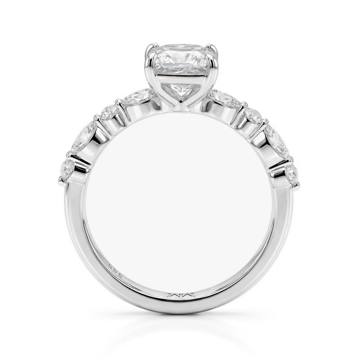Ava - Moissanitring
