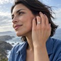 Amora - Solitärring med hjärtformad moissanit | My Moissanite